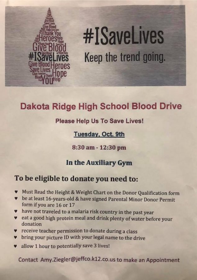The Annual Blood Drive Makes Its Return This Year