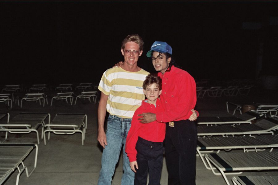 A picture of Michael Jackson and James Safechuck with a man who saw them while they were on the “Bad” Tour.

Photo Credit: Alan Light