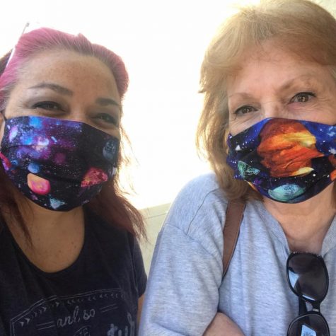 Tammy and Sharon, mask makers.