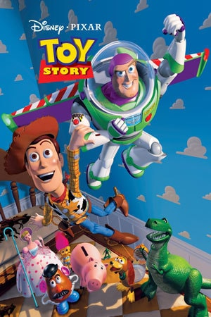 Pixar’s first animated full length movie, Toy Story, conveys lessons of friendship and loyalty with characters that appeal to a younger generation. 