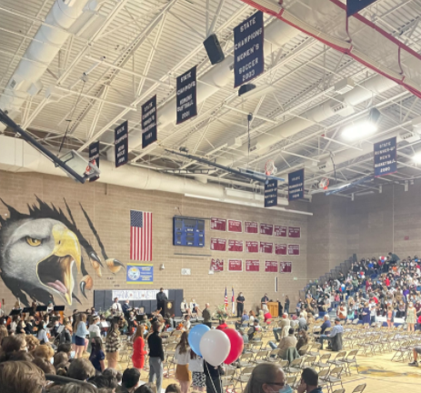 The Dakota Ridge High School Veteran’s  Day Assembly was attended by students and staff in the main gym