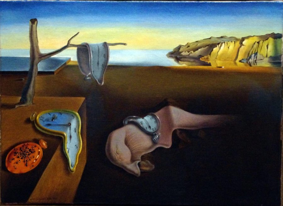 The Persistence of Memory by Salvador Dali is one of his most famous works with many interpretations. It is believed to be an allusion to his work, saying that  time is fluent and distorted. Many have different interpretations of what the piece could be, while others may have no interpretation of the piece but instead find it beautiful and unique.
