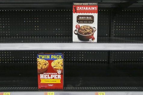 Many food shortages are taking place in our grocery stores. 