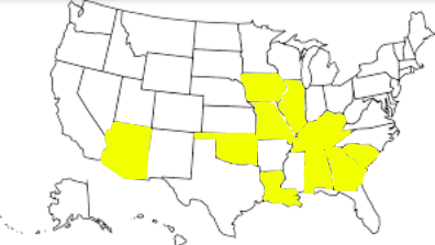 The states in yellow have a bill or are thinking about creating a bill similar to the one from Florida, according to a CPR News article “Not Just Florida. More Than a Dozen States Propose So-Called ‘Don’t Say Gay’ Bills” by Jonathan Franklin. 