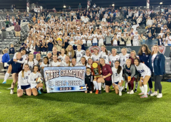 Dakota Ridge womens soccer team wins the 2023 4A State Championship.