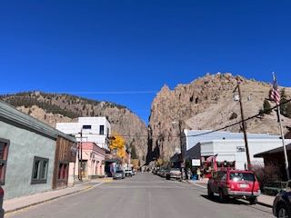 The town of Creede, Colorado is located above 8,000 feet in elevation, so pack extra water when visiting!