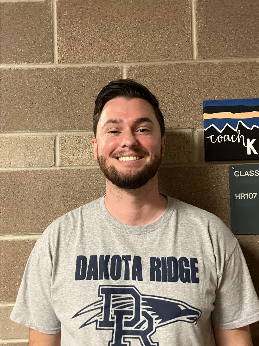 "I’m grateful for my wife and my daughter -- super grateful to have them -- they keep me sane. It’s good to be able to see them at home after a rough day. I’m also grateful to teach at Dakota Ridge. There’s amazing kids, amazing teachers, just overall awesome place to be," DRHS social studies teacher Timothy Kromer said.